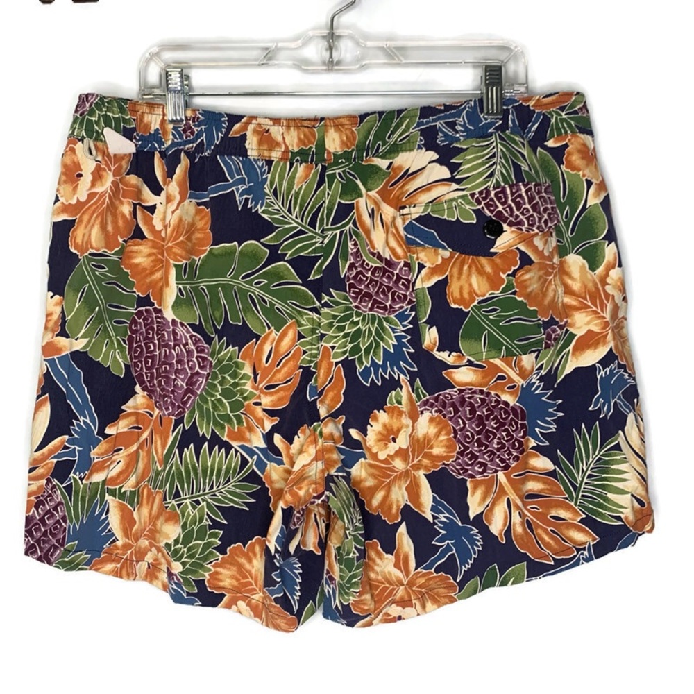 J. Crew Tropical Print Drawstring Elastic Waist S… - image 2